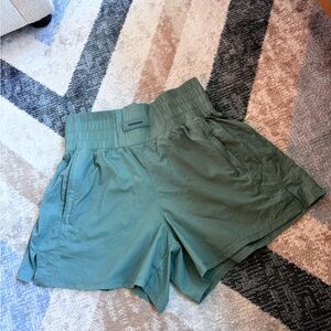 Lululemon Green Lightweight Athletic Shorts - Size 6